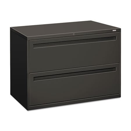 Hon HON, 700 SERIES TWO-DRAWER LATERAL FILE, 42W X 18D X 28H, CHARCOAL 792LS